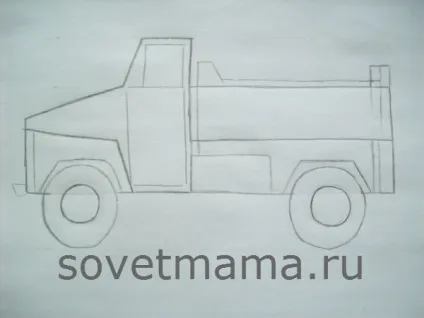 Як намалювати вантажівку, поради досвідченої мами (галереї натиснувши будь-який малюнок) Як намалювати вантажівку, поради досвідченої мами