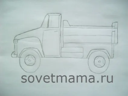 Як намалювати вантажівку, поради досвідченої мами (галереї натиснувши будь-який) Як намалювати вантажівку, поради досвідченої мами