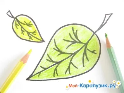 Як намалювати листя поетапно олівцем (листя) Як намалювати листя поетапно олівцем