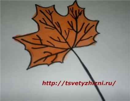 Як намалювати листя, квіти життя (осіннє листя) Як намалювати листя, квіти життя