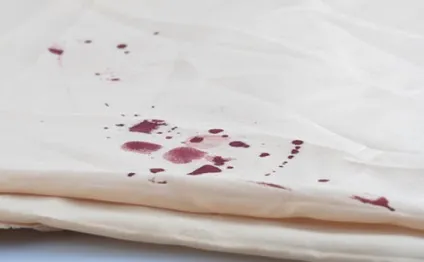 Як відіпрати кров від місячних з простирадла або постільної білизни (постільної) Як відіпрати кров від місячних з простирадла або постільної білизни