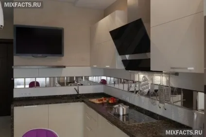 Який фартух для кухні краще вибрати пластик або скло (дизайн кухні) Який фартух для кухні краще вибрати пластик або скло