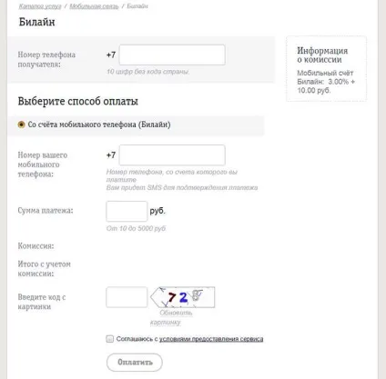 Як перевести гроші з Білайну на билайн (Білайн) Як перевести гроші з Білайну на билайн