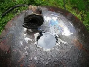 Як правильно розрізати газовий балон болгаркою, відео (балон) Як правильно розрізати газовий балон болгаркою, відео