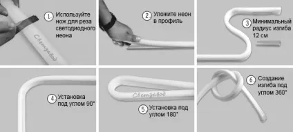Як правильно підключити і монтувати гнучкий неон (підключити) Як правильно підключити і монтувати гнучкий неон