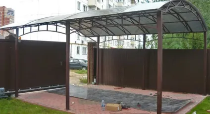Як правильно зварити навіс до дерев'яного будинку своїми руками технологія (дерев'яному) Як правильно зварити навіс до дерев'яного будинку своїми руками технологія