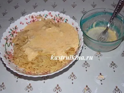 Запечене куряче філе під шубою з картоплі, рецепт з фото (картоплі) Запечене куряче філе під шубою з картоплі, рецепт з фото