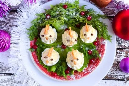 Закуска «курчата» з сиром