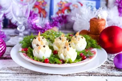 Закуска «курчата» з сиром