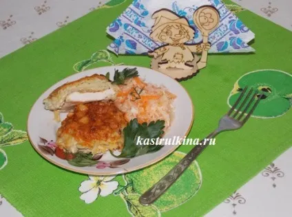 Запечене куряче філе під шубою з картоплі, рецепт з фото (філе) Запечене куряче філе під шубою з картоплі, рецепт з фото