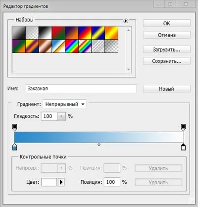 Як працювати з градієнтами в photoshop