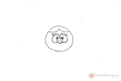 Як малювати Нюшу з смішариків