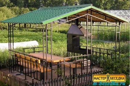 Як зробити альтанку з металу своїми руками (фото креслення і) - легка справа (альтанку) Як зробити альтанку з металу своїми руками (фото креслення і) - легка справа