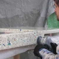 Як зробити стільницю з битого скла (стільницю) Як зробити стільницю з битого скла