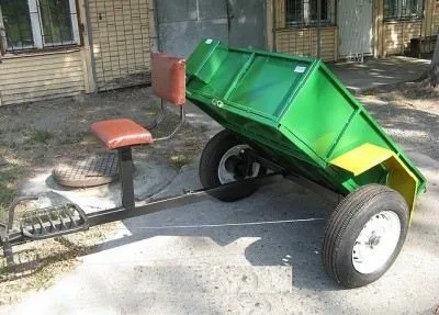 Як зробити причіп до мотоблока своїми руками схеми, креслення - легка справа (причіп) Як зробити причіп до мотоблока своїми руками схеми, креслення - легка справа
