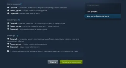 Як зробити профіль стим публічним