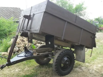 Як зробити причіп для міні-тракторів своїми руками самосвальні причепи для мінітракторів (минитрактора) Як зробити причіп для міні-тракторів своїми руками самосвальні причепи для мінітракторів