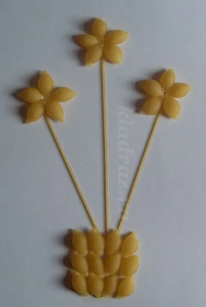 Як зробити картину з макаронів (картини з макаронів) Як зробити картину з макаронів