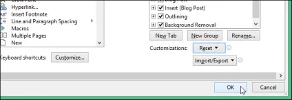 Як відновити систему стрічки за замовчуванням в microsoft office 2013 (стрічка) Як відновити систему стрічки за замовчуванням в microsoft office 2013