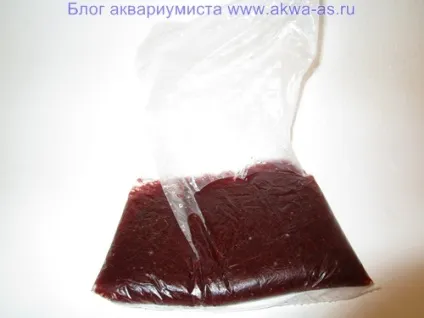 Як заморозити мотиль, блог акваріума