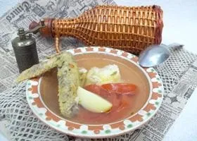 Капустяний суп з помідорами