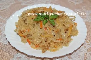 Капуста квашена в мультиварці