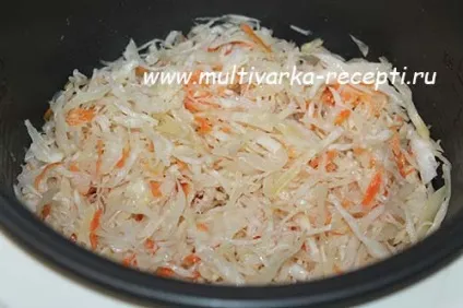 Капуста квашена в мультиварці