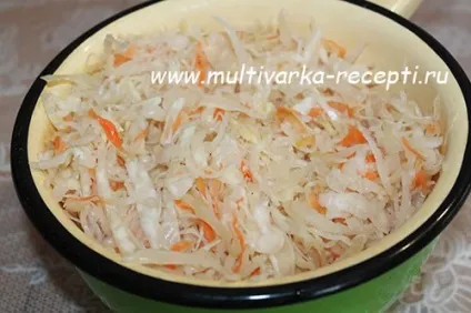Капуста квашена в мультиварці
