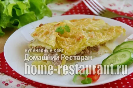 Картопляна запіканка з фаршем в духовці рецепт з фото крок за кроком (запіканка) Картопляна запіканка з фаршем в духовці рецепт з фото крок за кроком
