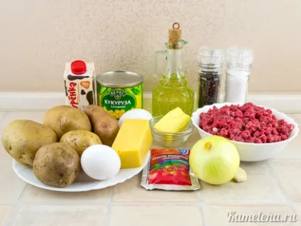 Картопляна запіканка з фаршем (пастуший пиріг) (рецепт другої страви картопляна запіканка з фаршем (пастуший пиріг) покрокові фотографії) Картопляна запіканка з фаршем (пастуший пиріг)
