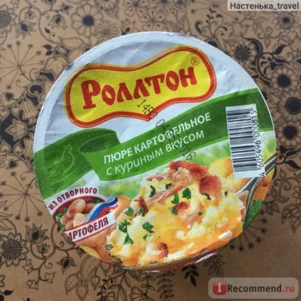 Картопляне пюре швидкого приготування Роллтон - «порівнюючи з іншими пюрешкі, це - так собі