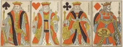 Кожен король, зображений на гральних картах - це реальний історичний персонаж (картах) Кожен король, зображений на гральних картах - це реальний історичний персонаж
