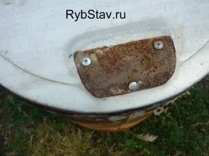 Коптильня гарячого копчення своїми руками, рибалка (місці кріплення шланга) Коптильня гарячого копчення своїми руками, рибалка
