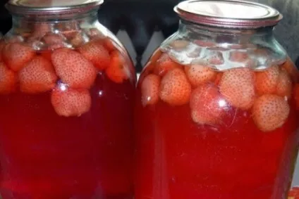 Компот з полуниці на зиму - рецепт з фото (рецепт) Компот з полуниці на зиму - рецепт з фото