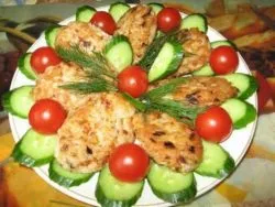 Котлети з рисом