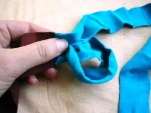 Килимок зі старих футболок
