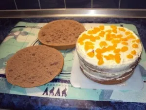 Кошик з мастики з квітами (заготівлях потрібної форми) Кошик з мастики з квітами