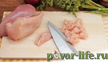 Котлетки з курячого філе різані в ручну - з фото крок за кроком (філе) Котлетки з курячого філе різані в ручну - з фото крок за кроком