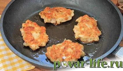Котлетки з курячого філе різані в ручну - з фото крок за кроком (котлетки) Котлетки з курячого філе різані в ручну - з фото крок за кроком