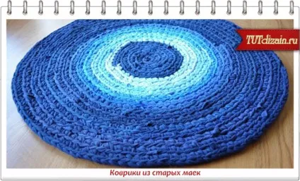 Килимки зі старих майок - дизайн - декор своїми руками (якого) Килимки зі старих майок - дизайн - декор своїми руками