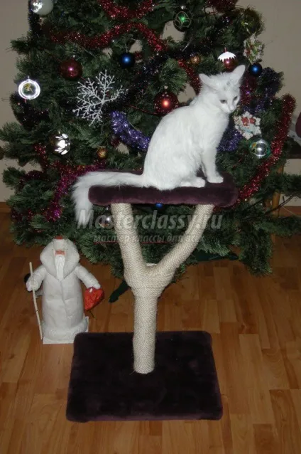 Котяча когтеточка своїми руками (можна) Котяча когтеточка своїми руками