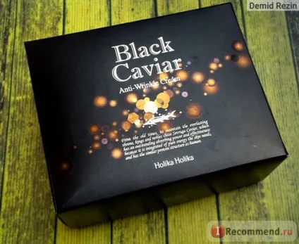 Крем для обличчя holika holika black caviar anti wrinkle cream - «ефективний крем з чорною ікрою і