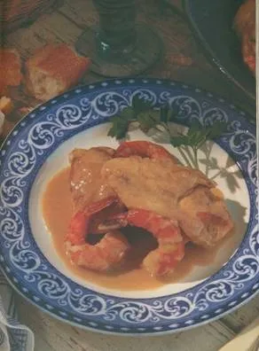 Курка з креветками - рецепти з фото крок за кроком, як приготувати курку з креветками (курку) Курка з креветками - рецепти з фото крок за кроком, як приготувати курку з креветками
