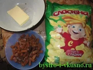 Кукурудзяні палички з іриски - покроковий рецепт з фото, швидко і смачно