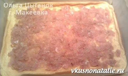 Курячий рулет з омлетом і сиром (яєчний рулет з сиром) Курячий рулет з омлетом і сиром