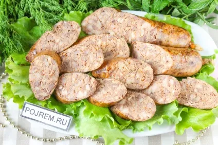 Куряча ковбаса в домашніх умовах - покроковий рецепт з фото як приготувати