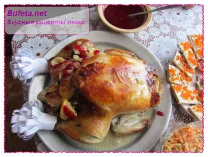 Курка з яблуками в духовці покроковий рецепт з фото (яблуками) Курка з яблуками в духовці покроковий рецепт з фото