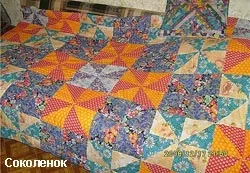 Квадрати з трикутників (швидкісна технологія) в печворк (трикутників) Квадрати з трикутників (швидкісна технологія) в печворк