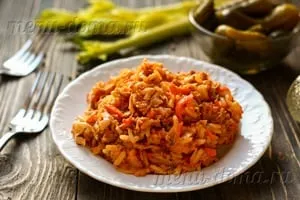 Ледачі голубці в мультиварці рецепт з фото крок за кроком (мультиварці) Ледачі голубці в мультиварці рецепт з фото крок за кроком