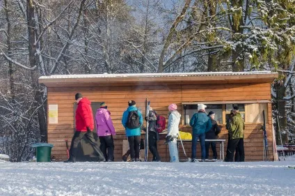 Лижня в Бітцевському лісі - Підмосков'ї вихідного дня (Бітцевському) Лижня в Бітцевському лісі - Підмосков'ї вихідного дня
